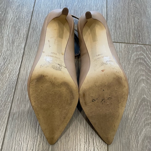Size 8.5 Nine West heels with ankle strap - Picture 9 of 10
